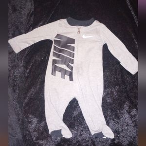 Nike newborn footie pajamas